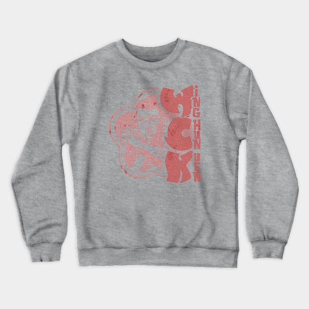 Wing Chun Kuen Graffiti Crewneck Sweatshirt by Doc Multiverse Designs